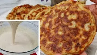 No knead and No touch the dough‼️a Perfect Idea🔝👌for a Delicious😋 and Easy Dinner
