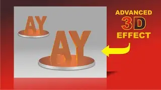 How To Create An Advanced 3D Effect In Coreldraw | Coreldraw Tutorial