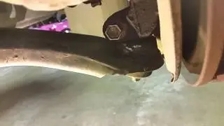 Jeep patriot lower ball joint. Control arm shot.