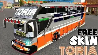 NEW SKIN TORIA SUPER METRO || BUS INDONESIA || LINK IN DESCRIPTION