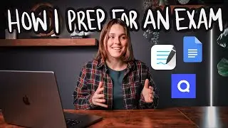 my study timeline || how I prepare for an exam