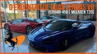AS INCRÍVEIS FERRARI 458 E MCLAREN 720S  !! - Qual o melhor V8 Raíz ou Biturbo ??
