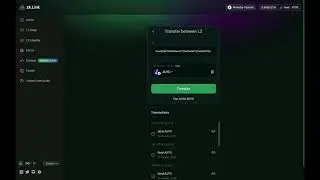 How to transfer in zkLink