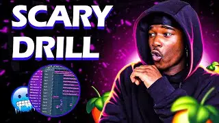 HOW TO SCARY HALLOWEEN INSPIRED UK DRILL BEATS!? (FL Studio Tutorial | BEGINNER Friendly)