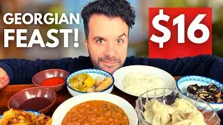 TRYING GEORGIAN FOOD! (Georgian Cuisine)