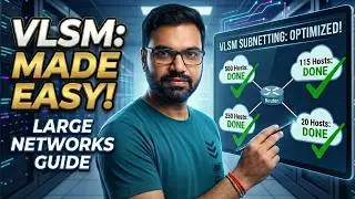 VLSM Subnetting for Large Networks | VLSM Advanced Subnetting | Easy Subnetting