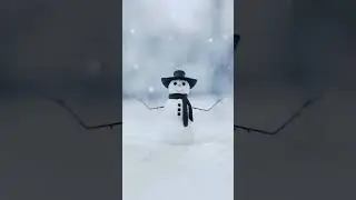 Snowman Animation Made With Blender 