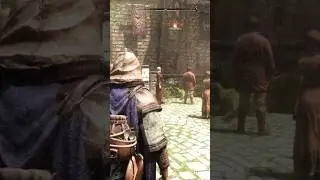 Presencio una Ejecución Pública en un pueblo de Skyrim 😱 #skyrimmods #nolvus #fantasia #medieval