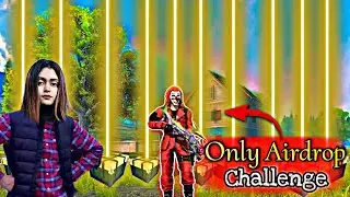 🤡Only Airdrop Guns Challenge || Garena Free Fire -Noob Girl