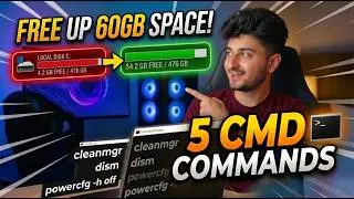 Run These 5 Secret CMD Commands and Free 60GB Space
