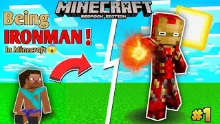 Being an IRONMAN In Minecraft. I Am IRONMAN (HINDI) 🔥😱 #minecraft #studboi #ironman #maihumogambo
