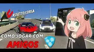 🔥COMO JOGAR ASSETO CORSA COM AMIGOS!! USANDO APENAS RADMIN!! [COM MOD]