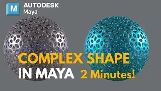 Complex Shape Modeling in Maya: Master Advanced Techniques | 3D Modeling | Autodesk Maya