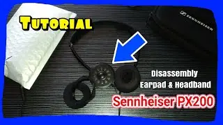 Ganti earpad earcup headset Sennheiser PX 200 #sennheiser #sennheiserasia