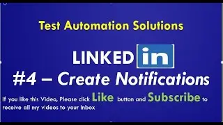 LinkedIn | Create Job Alert Notifications | Tutorial # 4