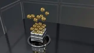 Кубы и сферы в Cinema 4D