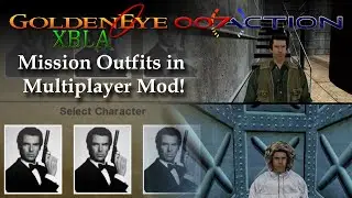 GoldenEye XBLA - MOD - Bond, Natalya and Trevelyan Mission outfits in Multiplayer!