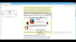 Firefox 48 - Narrate in Reader View