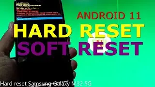 How to Hard reset Samsung Galaxy M32 5G Android 11