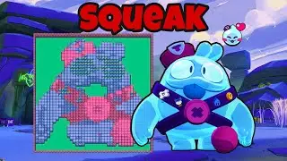 Building A Squeak Map In Brawlstars | Map Maker Pixel Art