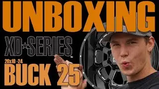 XD Series Buck 25 20x10 -24 Wheel Rim Unboxing