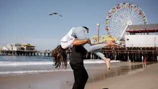 Engagement  video | Sonam & Manav | Santa Monica pier, Los Angeles, CA