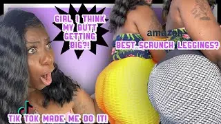 Viral TikTok Leggings|Amazon Scrunch Leggings|Butt Lifting Leggings