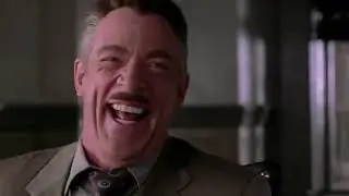 J. Jonah Jameson but he laughs like Seth Rogen
