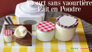 Homemade Yogurt, with Milk Powder,  no Machine