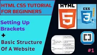HTML Basics & Installing Brackets Extensions for coding | #1. Web-Dev for all.