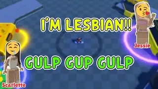 TEXT To Speech Emoji Groupchat Conversations | I Think I Love That Beautiful Lesbian Bestie