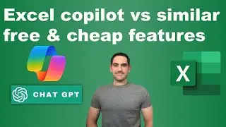 Excel copilot vs similar features (free or cheap)