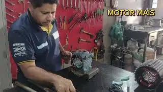 Motor trifásico 4 polos ( colocação das bobinas )