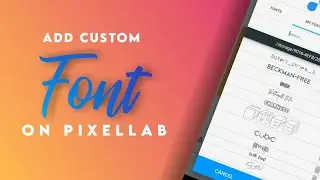 How to add style font on pixellab | 2020 