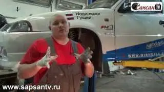 Replacing the front brake pads and discs on a Daewoo Nexia