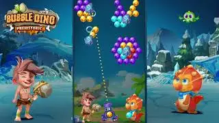 Bubble Dino Prehistoric gameplay 30 seconds