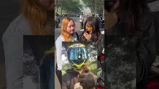 Rate riders faces 🤣 before vs after wearing helmet