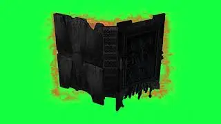 Darkhold Animation Backside Green Screen Logo Loop Chroma Animation