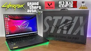 Asus Rog Strix Scar 18 - Intel Ultra 9 275HX + RTX 5090 - Unboxing & 10 Games Tested 🎯🎯