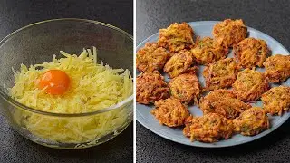 Two raw potato and one egg can make this super delicious snacks | Egg potato pakoda | Yummy