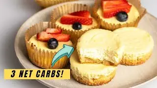 Keto Mini Cheesecake Bites