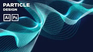 How to Make Vector Abstract Particles Using Adobe Illustrator & Photoshop