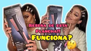 RESEÑA/ MIRA LO QUE HACE ESTA PLANCHA INFINITIPRO CON MI PELUCA HUMANA/ FUNCIONA OH FUE FRAUDE? 🤔🧐