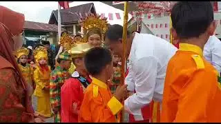 Pawai Budaya Memperingati HUT RI Ke 77 Di Kec. Bukit Batu