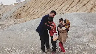 The return of the good man to help the homeless children