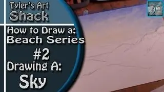 How to Draw a Beach Series Part 2 - Using pastel for an Afternoon Sky