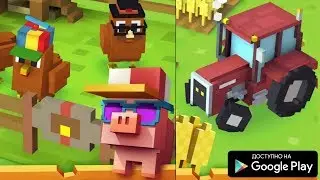 НОВАЯ МАЙНКРАФТ ФЕРМА НА АНДРОИД ФЕРМЫ ОБЗОР ИГРЫ BLOCKY FARM ANDROID GAMEPLAY MINECRAFT FARM