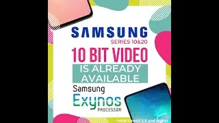 10-bit Video Recording on Samsung Exynos with MCPRO24FPS!