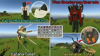 NEW UPDATE: THE COOLEST SKIBIDI TOILET ADDON IN MINECRAFT! TERMINATOR TOILET IS FINALLY AVAILABLE!!