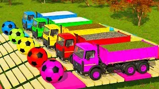 TRANSPORTING STONES, MANURE, LIME, CHAFF & COTTON WITH KRAZ & MAN TRUCKS - FS22